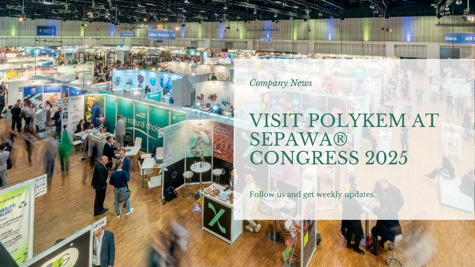 Apsilankykite „Polykem“ kabinoje Sepawa® kongrese 2025 Berlyne!
