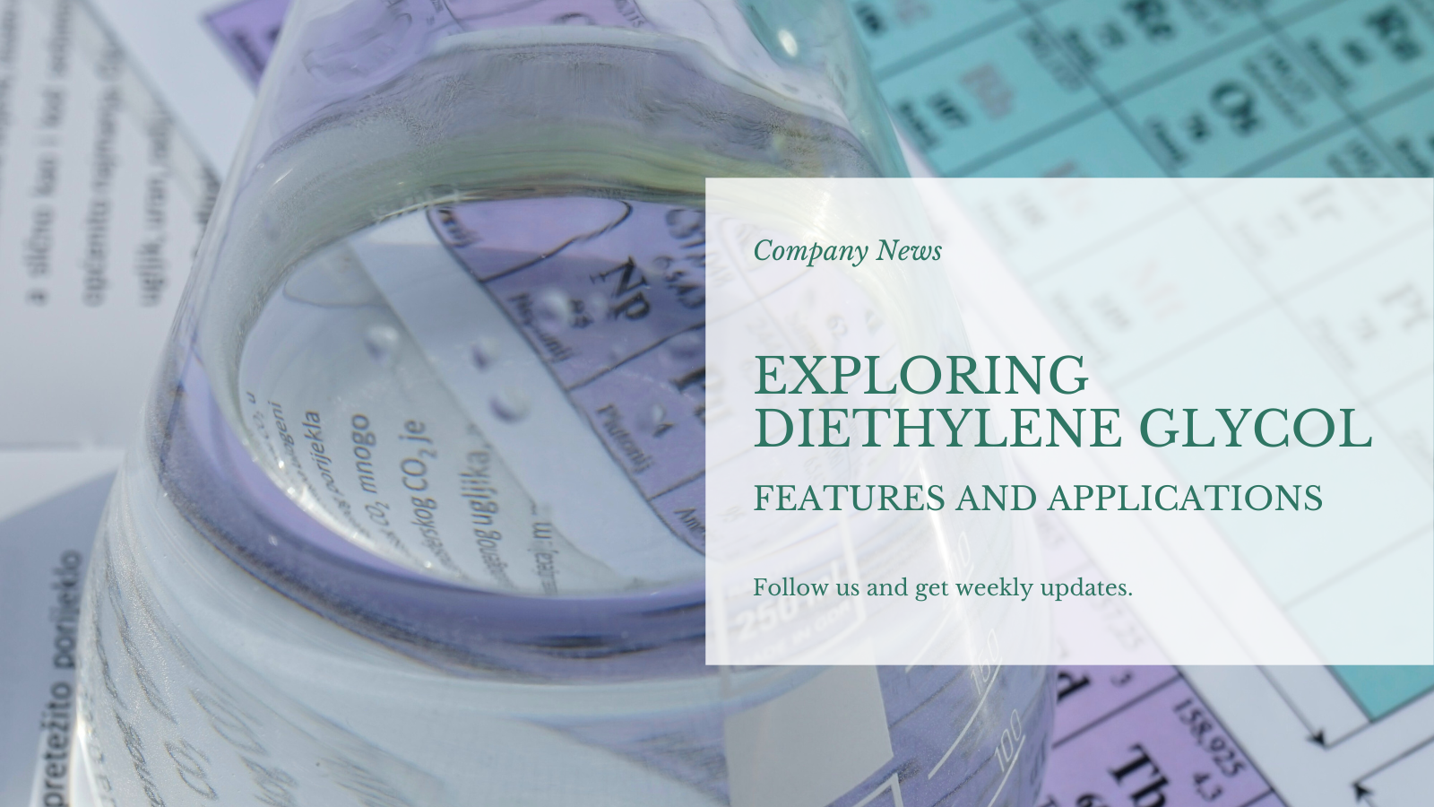 Dietilenglikolio tyrinėjimas: charakteristikos ir įvairūs pritaikymai