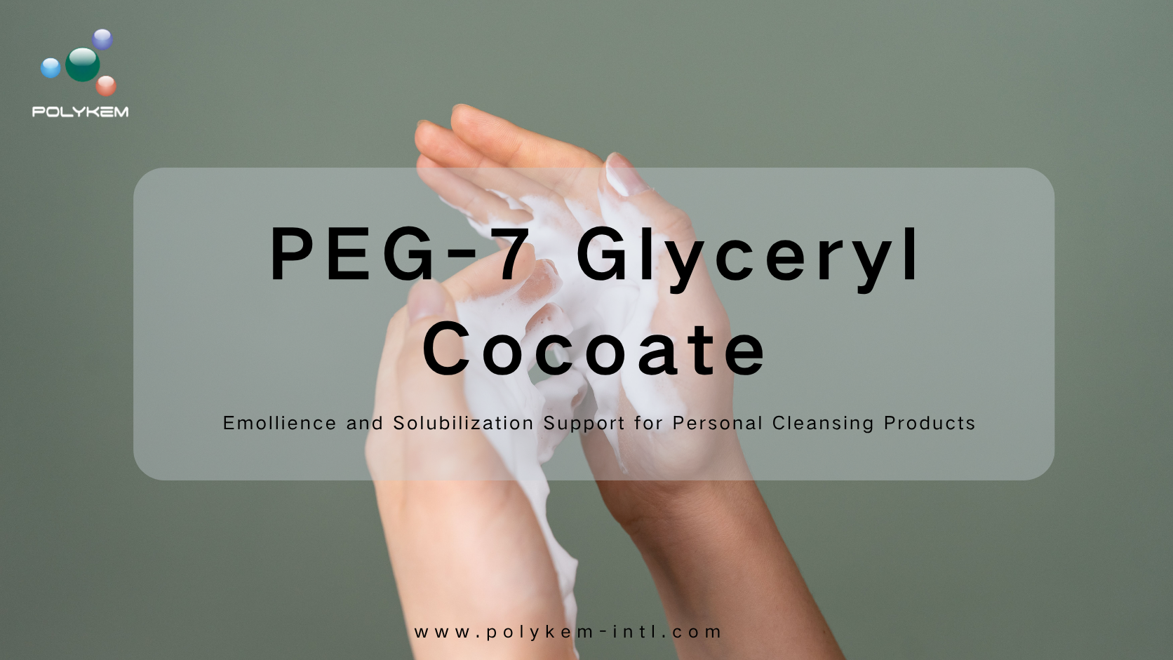 PEG-7 Gliceryl Cocoate, skirtas kūno prausikliui ir makiažo valikliams